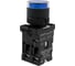 Кнопка управления CHINT NP2-BW3661 плоская синяя, 1НО, AC/DC230В(LED), IP40 (R) (уп. 10 шт.) 574695 1