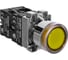 Кнопка управления CHINT NP2-BW1561 выступающая, желтая, 1НО, AC/DC230В (LED), IP40 (R) (уп. 10 шт.) 575779 1