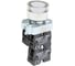 Кнопка управления CHINT NP2-BW3165 плоская, белая, 1НО+1НЗ, AC/DC230В (LED), IP40 (R) (уп. 10 шт.) 575724 1