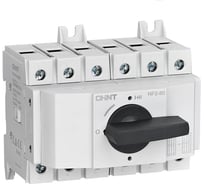 Выключатель-разъединитель реверсивный CHINT NF2-80/HHRIM32 I-0-II 3P 80А со стандартной ручкой на DIN-рейку или монтажную плату (R) 324175