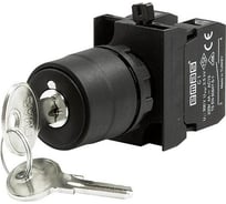 Кнопка с ключом Emas 0-1, с фиксацией, 250 В AC, 4 А CP102AA20