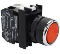 Кнопка со светодиодной подсветкой Emas красная B1K1DK