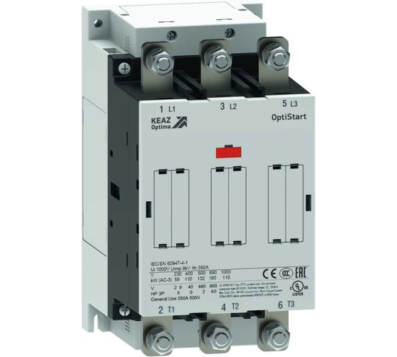 Контактор КЭАЗ OptiStart K-AF-195-30-00-E110 с катушкой AC/DC с электронным управлением 334940