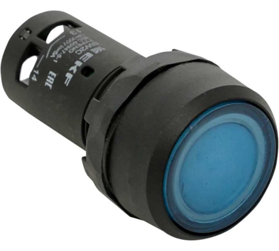 Кнопка EKF SW2C-10D с подсветкой синяя NO sw2c-md-b 1