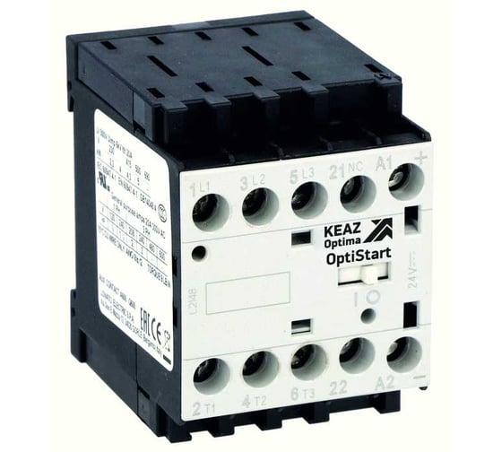 Мини-контактор КЭАЗ OptiStart K-M-09-30-10-A048-P с выводами под пайку 335671