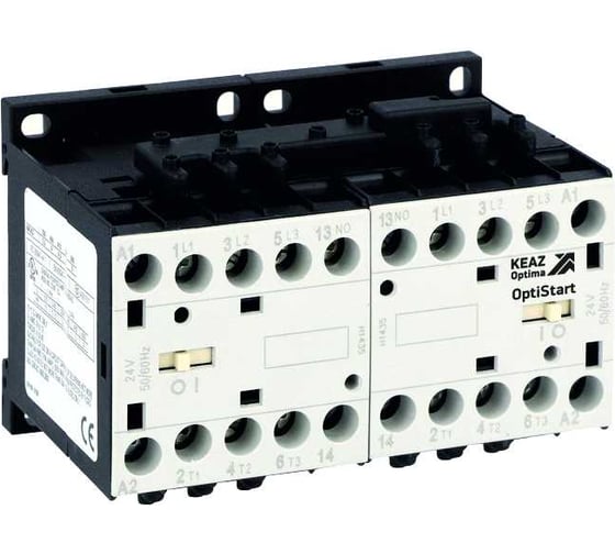Мини-контактор реверсивный КЭАЗ OptiStart K-MCP-09-30-10-D220 с подкл. силовой цепи 335741