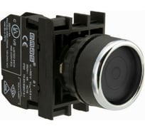 Кнопка с фиксацией Emas черная 1НЗ B200FH