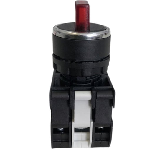 Переключатель Emas 0-1, с фиксацией, красный, 250В AC, 4 А, 12-30 В AC/DC B161SL20K