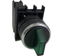 Переключатель Emas 2-0-1 с фиксацией в 1 положении зеленый 1НО B100SL31Y