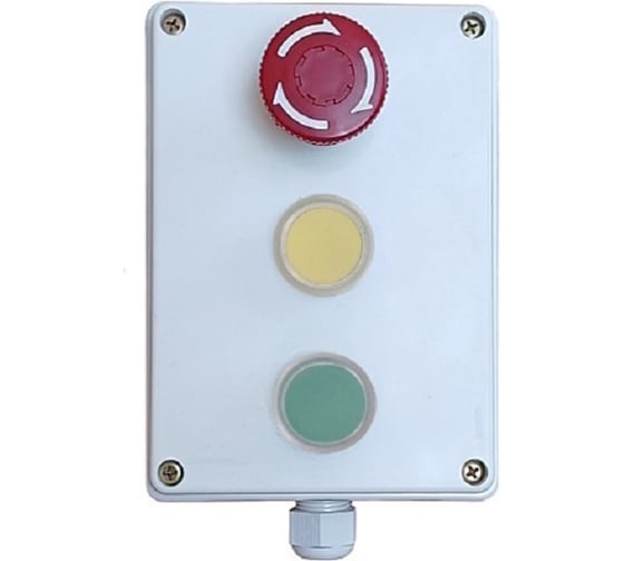 Пост управления кнопочный Магнито-Контакт ПКУ-3 фикс IP66 00-00032370