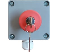 Пост управления кнопочный Магнито-Контакт ПКУ-1 ключ IP54 00-00032363