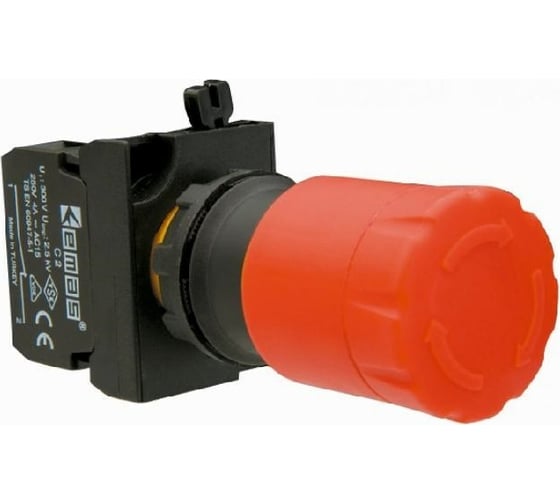 Аварийная кнопка Emas 1НО+1НЗ CP CP102E30