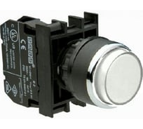 Кнопка Emas выступающая, белая 1НЗ B200HB