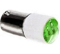 Светодиод Emas 220В под патрон Ва9S, зеленый LED220Y