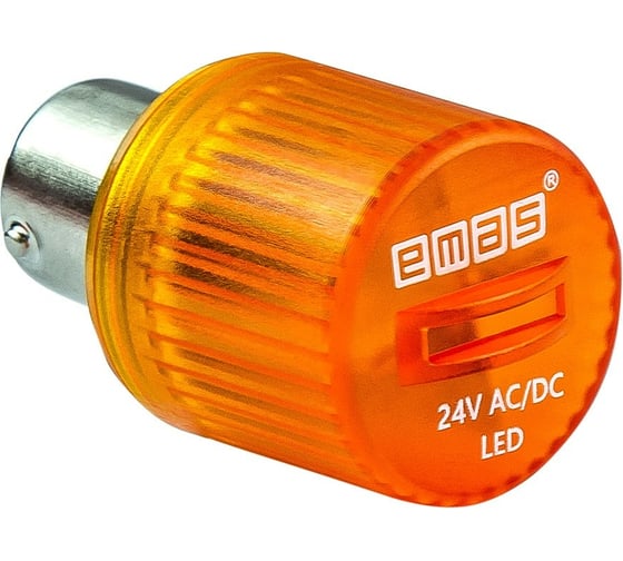 Светодиод Emas LED 024VAC желтый IKML024S 1