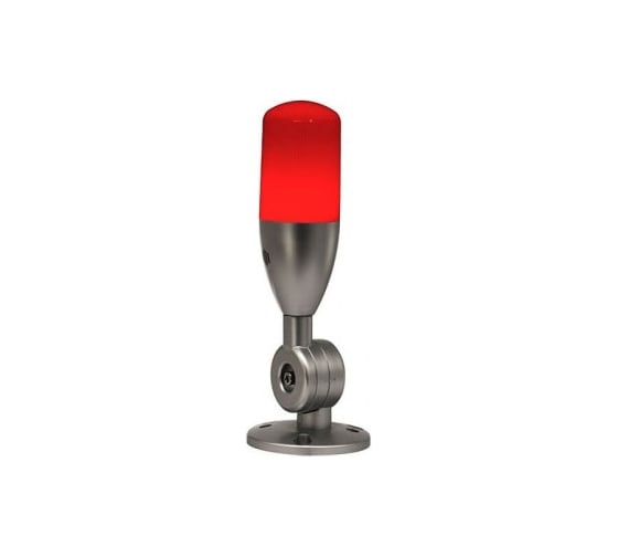 Светосигнальная колонна ESPE WLC1-124FPN-R количество сегментов 1, высота 215, цвет красный, звук есть, режимы, постоянное свечение, с зуммером 08-00056762