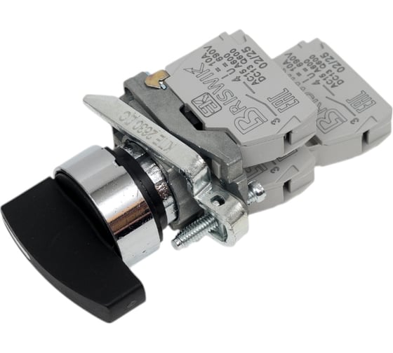 Переключатель Briswik КПЕ 2630-ДС черный IP65 УХЛ2 10А 3но 0нз aD-VH-5Ai-0131