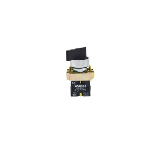Переключатель ANDELI XB2-BD33 черный 3 положения 2НО ADL10-003
