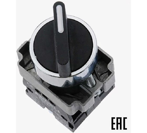 Переключатель ANDELI XB2-BD25 черный 2 положения I-0 стандарт, ручка ADL10-001