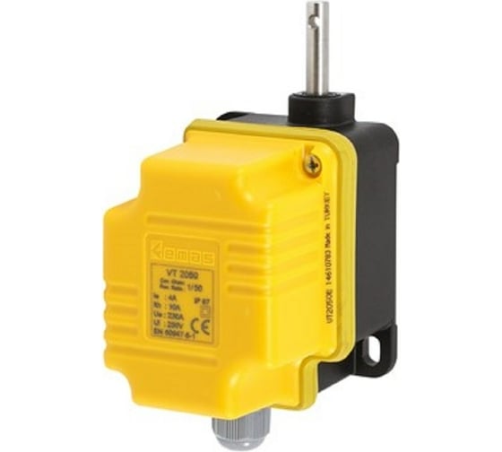 Поворотный концевой выключатель Emas IP67, 3 переключателя, 1/50 VT3050 1
