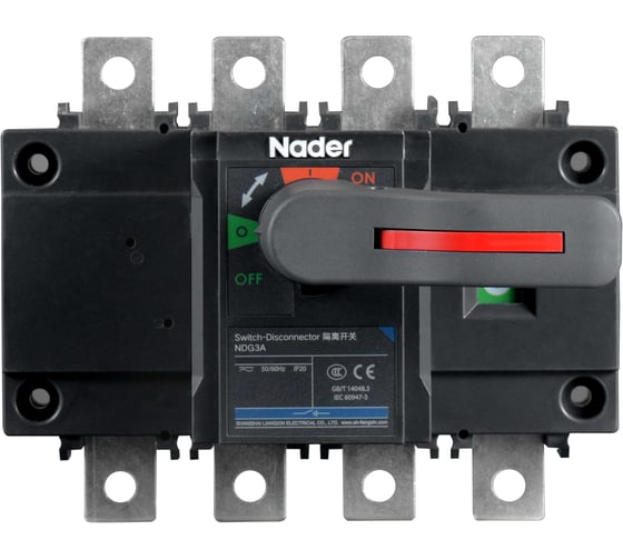 Выключатель нагрузки Nader NDG3A–100/4/K 513000008