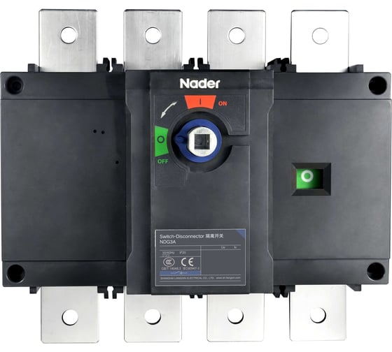 Выключатель нагрузки Nader NDG3A–1000/4/P 513000195