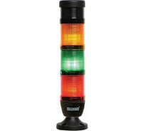 Сигнальная колонна Emas 50 мм, красная, зеленая,жёлтая, 24 В, светодиод LED, зуммер IK53L024ZM02