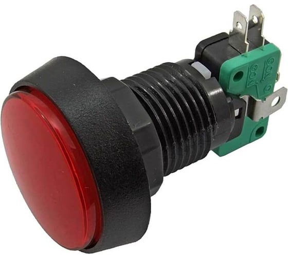 Кнопка RUICHI GMSI-4B-C no(nc)+nc(no) red 91833