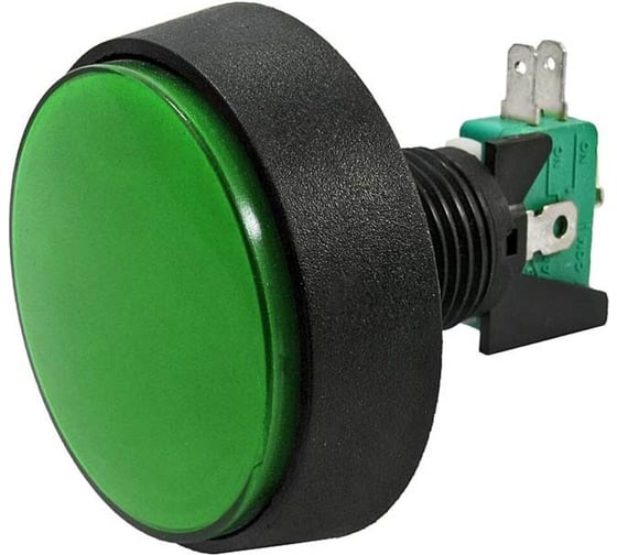 Кнопка RUICHI GMSI-1B-C no(nc)+nc(no) green 79584