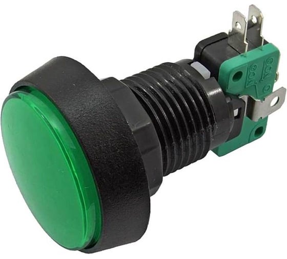 Кнопка RUICHI GMSI-4B-C no(nc)+nc(no) green 91834