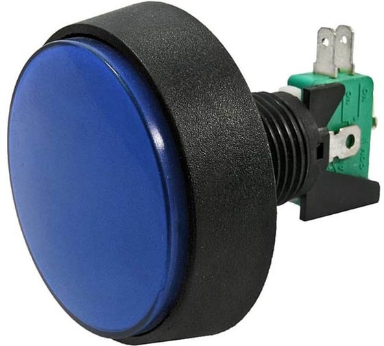 Кнопка RUICHI GMSI-1B-C no(nc)+nc(no) blue 79585