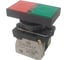 Кнопка управления Briswik зелено-красный двойной толкатель 2НО+2НЗ без фиксации с подсветкой 24 В пластик Ø22 мм IP40 aB-GB-0Ai-3643 1