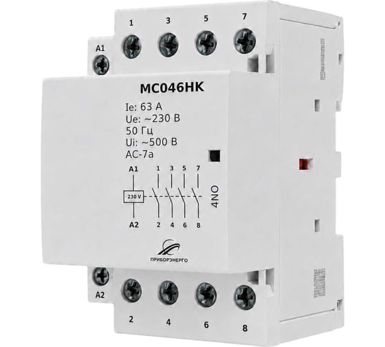 Контактор модульный НТК Приборэнерго MC046HK БП-00007496