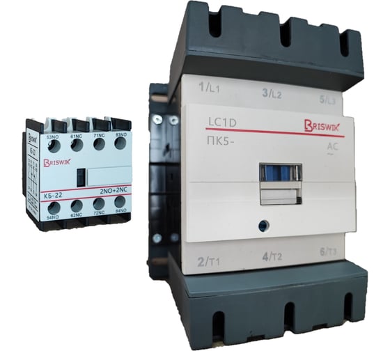 Контактор Briswik 150 А 440 В 3НО+3НЗ LC1D15033R7.BR