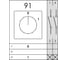 Переключатель кулачковый Briswik 20 А 20-91-US1.BR 4