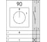 Переключатель кулачковый Briswik 20 А 20-90-US6.BR 4