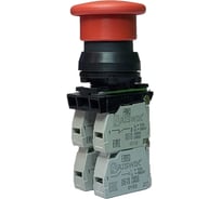 Кнопка управления Briswik красный гриб 4НО без фиксации без подсветки пластик Ø30 мм IP66 aZ-HB-6Ai-0241