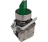 Переключатель с ключом Briswik 2 положения зеленый 1НО+3НЗ с фиксацией с подсветкой 24 В металл Ø22 мм IP40 aD-XB-0Ai-3344 1