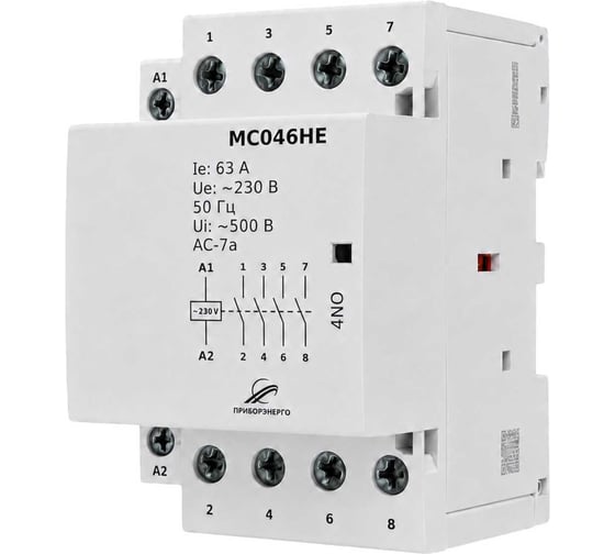 Контактор модульный НТК Приборэнерго MC046HE БП-00007637