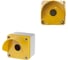 Корпус TDM ELECTRIC КП101 c козырьком для кнопок 1 место IP66 ABS желтый SQ0705-0011 1