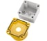 Корпус TDM ELECTRIC КП101 c козырьком для кнопок 1 место IP66 ABS желтый SQ0705-0011 6