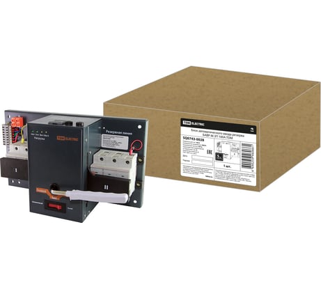 Блок автоматического ввода резерва TDM ELECTRIC БАВР-М 3П 100А SQ0743-0028