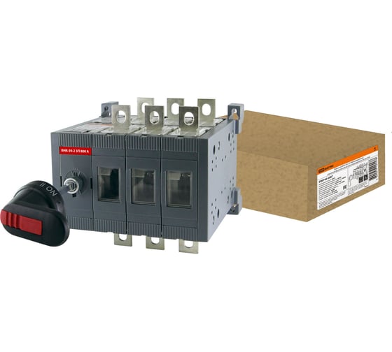 Рубильник TDM ELECTRIC ВНК-39-2 3П 800А реверсивный SQ0744-0507