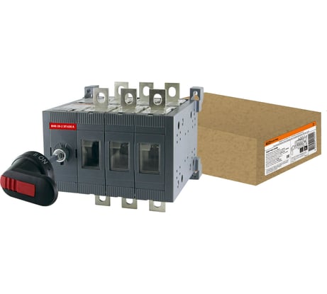 Рубильник TDM ELECTRIC ВНК-39-2 3П 630А реверсивный SQ0744-0506