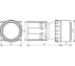 Кнопка Emas (1НО+1НЗ), синий цвет, серия KB (240В AC, 4А), IP40 KB14DM 2