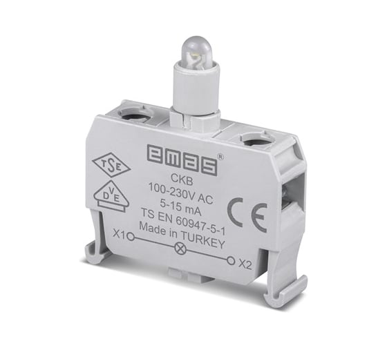 Блок подсветки Emas светодиод, белый цвет, серия C, 100-230В AC CKB