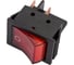 Клавиша Nord-Yada 250V 30А (мощная) красная с подсветкой (4контакта) ON-OFF (2шт в упаковке) 905462 4