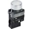 Кнопка IEK LA167-BWF3171 d=22мм RC 1NO с подсветкой, белая BBT20-BWF3171-1-12-67-K01 1