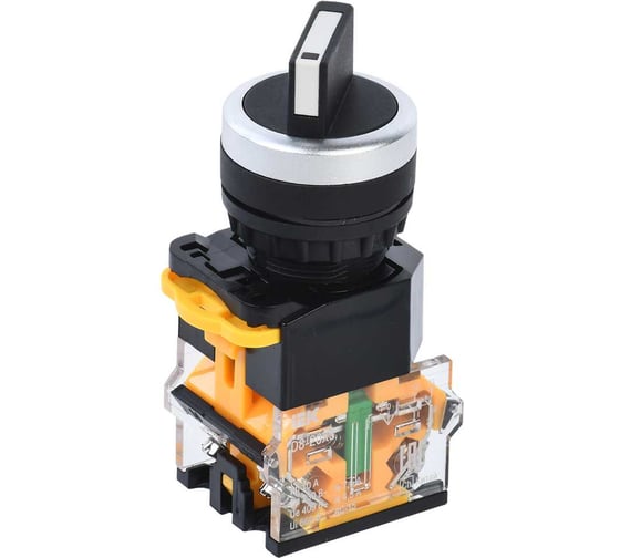 Переключатель IEK D8-20X3 3 положения 2NO черный BSW30-20X3-4-24-2-K02