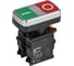 Кнопка IEK I-O без подсветки d=22мм 1NO+1NC MASTER MI-BT60-11R-3-21-K51 1